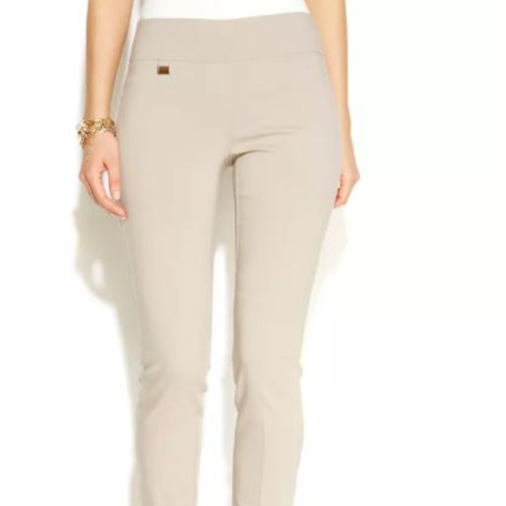Alfani Tummy-Control Pull-On Skinny Pants 12